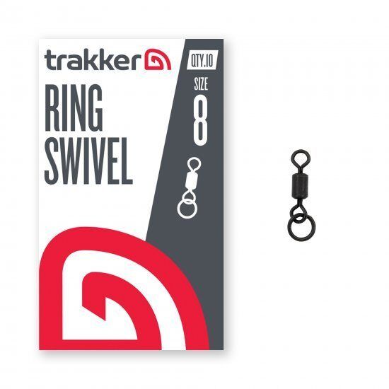 Trakker RING SWIVEL - SIZE 8, Griezulis ar gredzenu