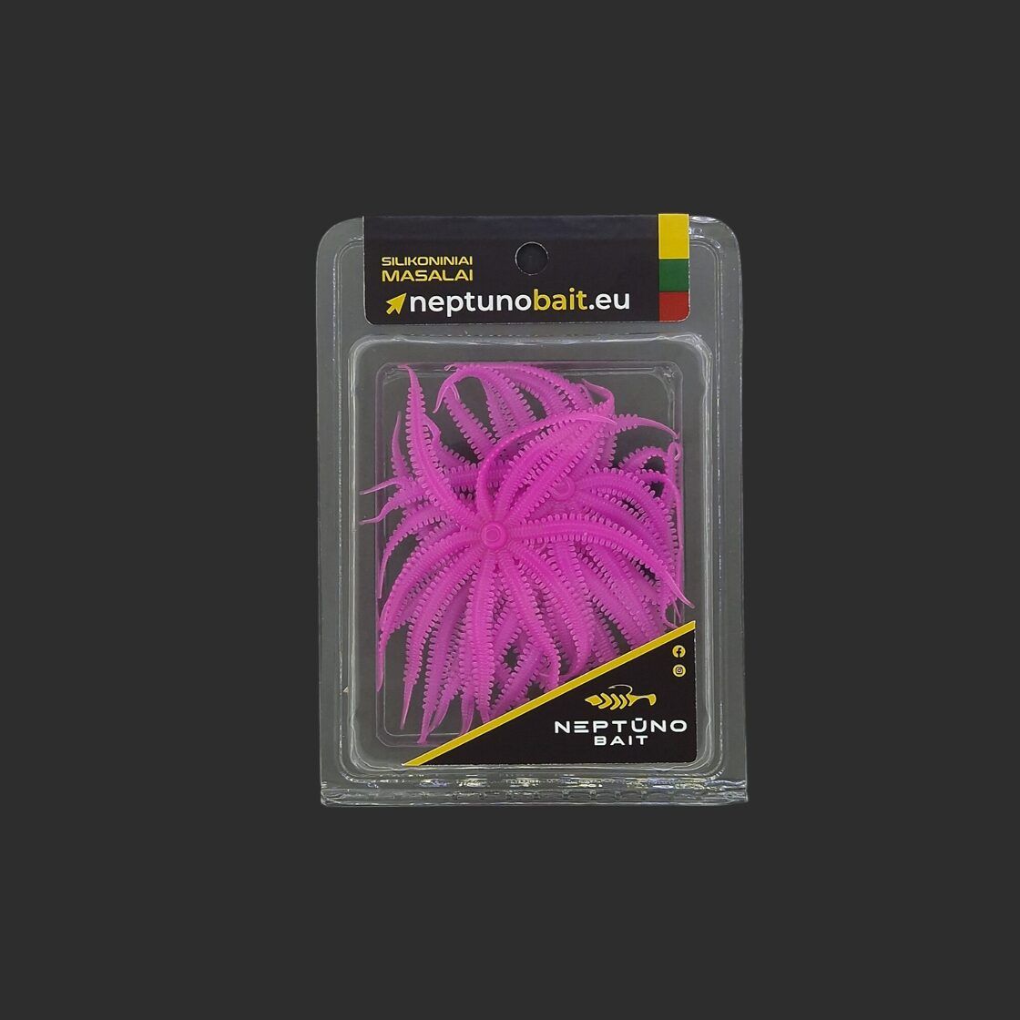 NEPTUNO BAIT Octopus / Astoņkājis 3" (dažādu izmēru gumijas, paredzētas asaru un citu plēsīgo zivju makšķerēšanai)