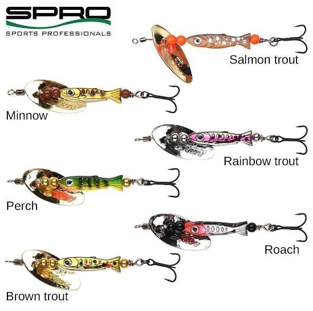 SPRO LARVA INLINE SPIN 4.8CM 3.5GR