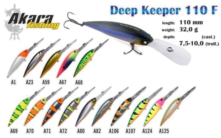 AKARA Deep Keeper 110 F (110mm, 32g, 7.5-10m)