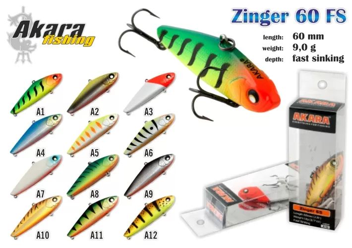 Ratlins AKARA «Zinger» 60 FS (60mm, 9g)