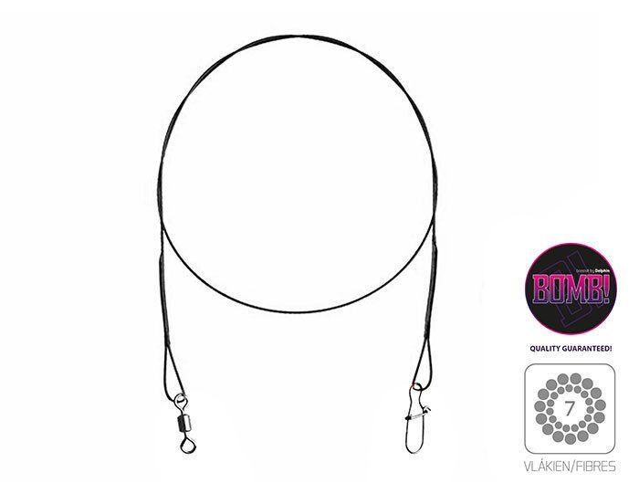 Delphin Titanium wire BOMB! 30cm/9kg / Delphin Titāna pavadiņa 30cm/9kg