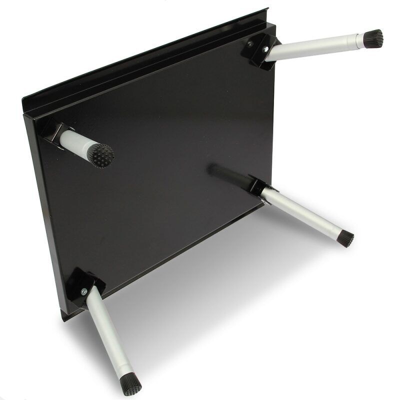 NGT bivvy table, Makšķerēšanas/Tūrisma galdiņš ar atlokāmām kājām - melns