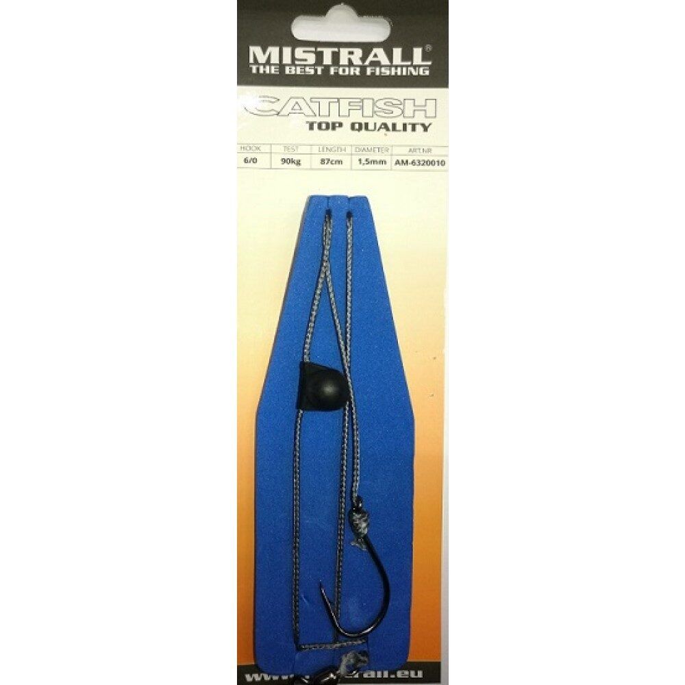 Mistrall catfish rig 1, Samu sistēma ar āķi - 3 izmēri