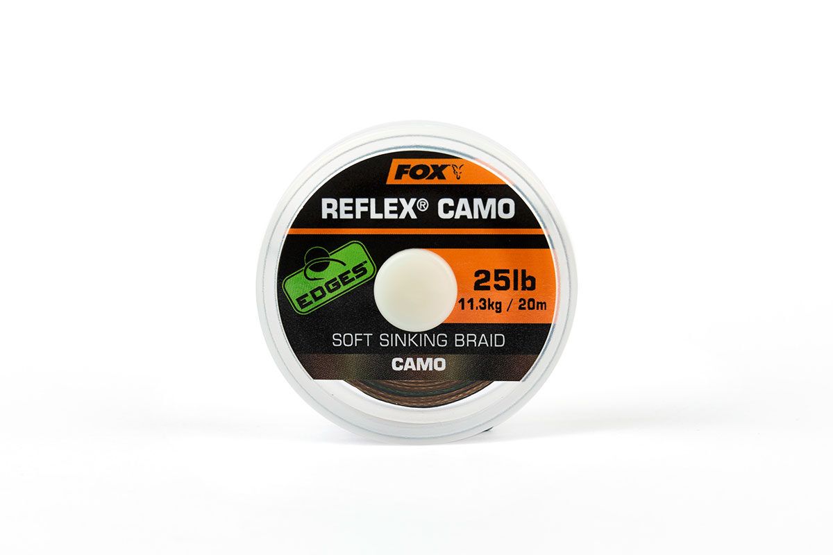 Pavadiņu materiāls FOX Reflex Camo soft sinking braid
