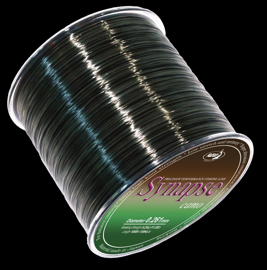 KATRAN Synapse Carp CAMO monofīlā aukla ar camo krāsojumu - 1000metri