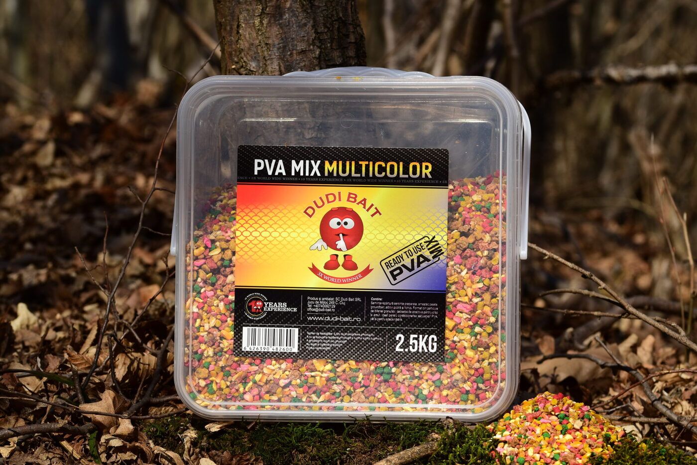 Barība Dudi Bait PVA Mix "Multicolor" 2.5 kg