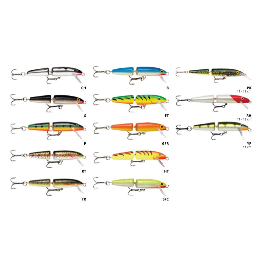 Vobleris Rapala Jointed Floating 9cm/7g