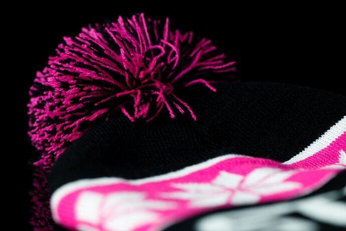Sticky Black Bobbie Beanie