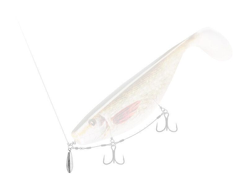 Iekarināmais svins Delphin B! Additional Weight with Clip 5gab