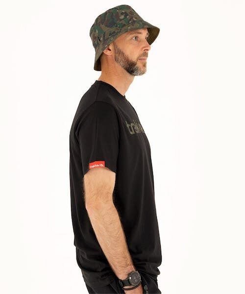 Trakker CR Logo T-Shirt Black Camo , Melnas kamuflāžas Logo apdrukas T-krekls - dažādi izmēri