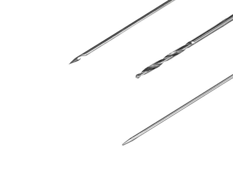 Delphin adatu un urbju komplekts SLIM / Needles and drill set Delphin SLIM