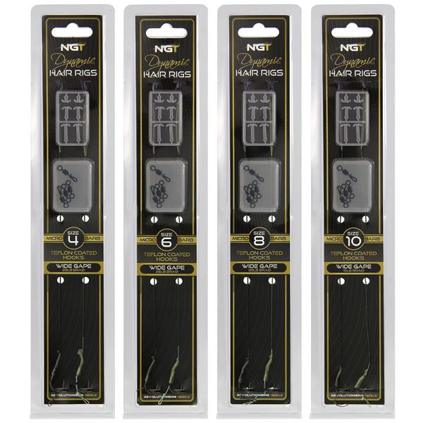 NGT Twin Pack Dynamic Hair rigs / Gatavās pavadiņas 2gab
