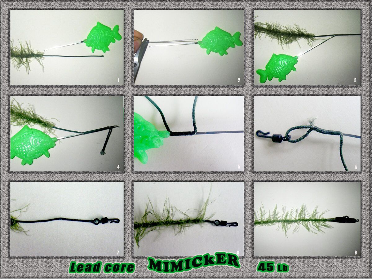 Katran Mimicker leadcore 45lb , 35lb , 25lb / 10m