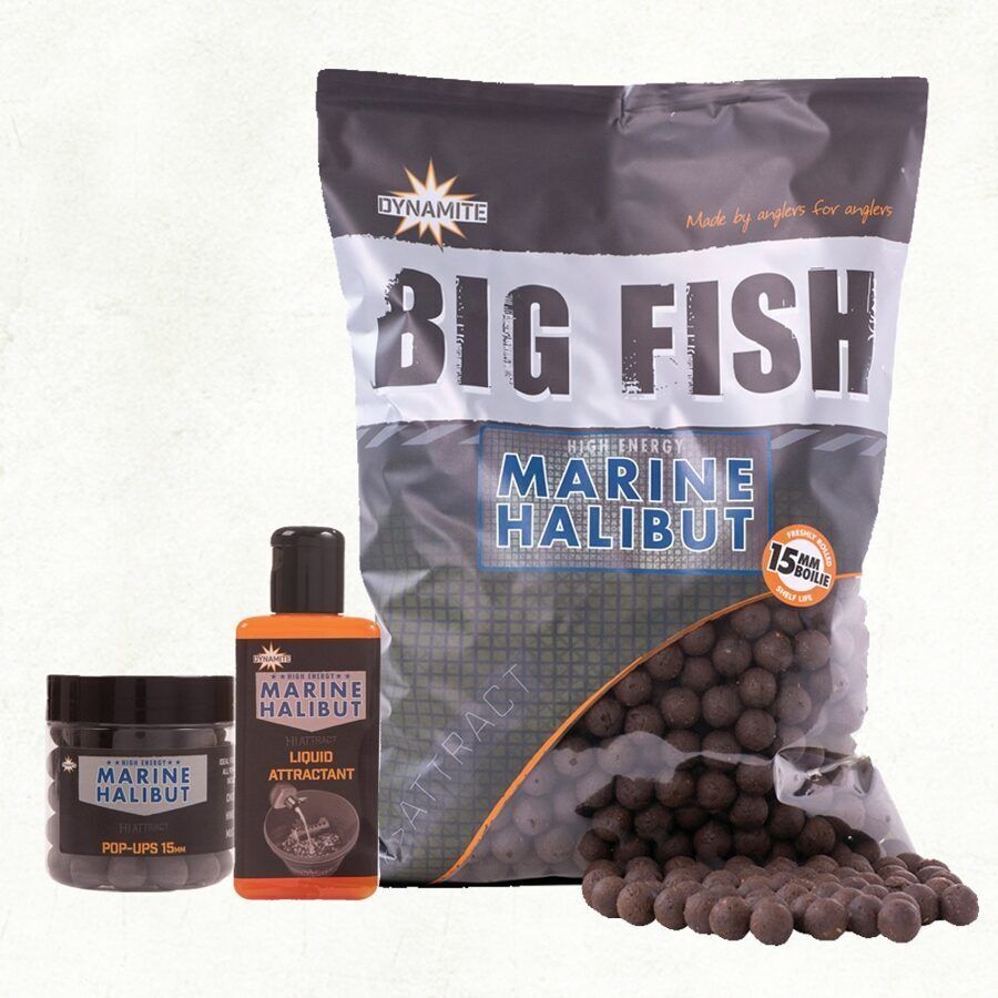 Dynamite 15mm BIG FISH Marine Halibut boilas, Paltusa boilas 1kg