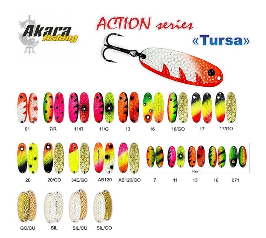 Šūpiņš AKARA «Tursa» Action Series 40mm / 4.7gr