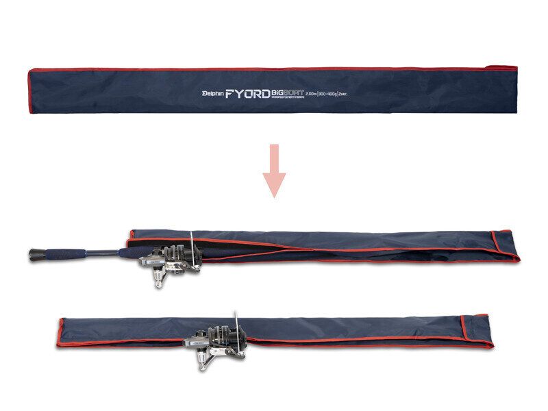 Jūras spinings Delphin FYORD BigBOAT 220cm / 300-400g