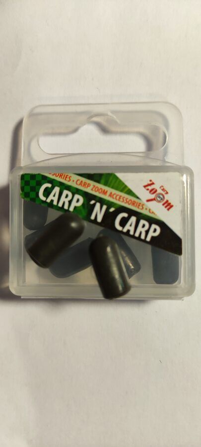 Lodes formas Gumijas bumbiņas, Bullet beads 12mm Carp Zoom