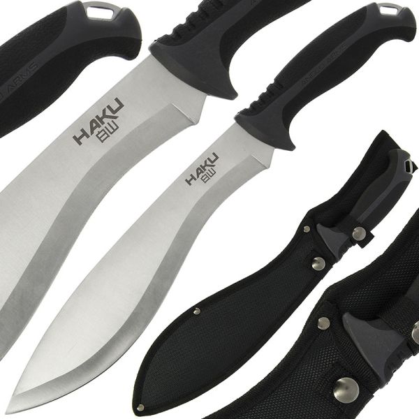 Anglo Arms Machete with Rubber Handle and Case , Haku mačete 40cm