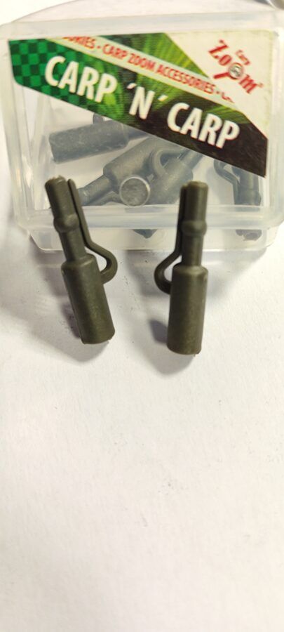 Carp Zoom Drošibas Svina Klipšu komplekts matēti zaļs ( Safety Lead Clips )