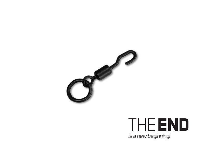 Delphin Swivel with a ring THE END Ronnie / 10 pcs #6/13kg / Griezulis ar riņķi