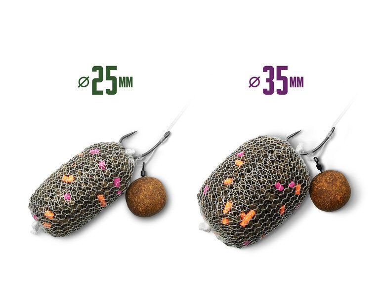 Delphin siets PVA n’tastic QUICK SET 2in1 7m+7m - 25mm + 35mm / Mesh Delphin PVA n’tastic QUICK SET 2in1 / 7m+7m - 25mm + 35mm