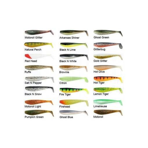 Fox Rage Zander Pro Shad 10cm (4") UV Lemontiger