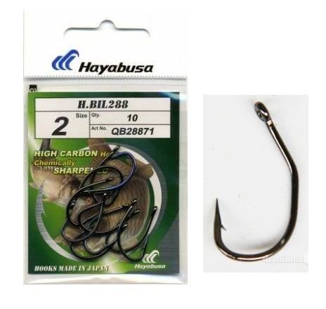 HAYABUSA HOOKS MODEL M1, Karpu āķi no Japānas (4, 6)
