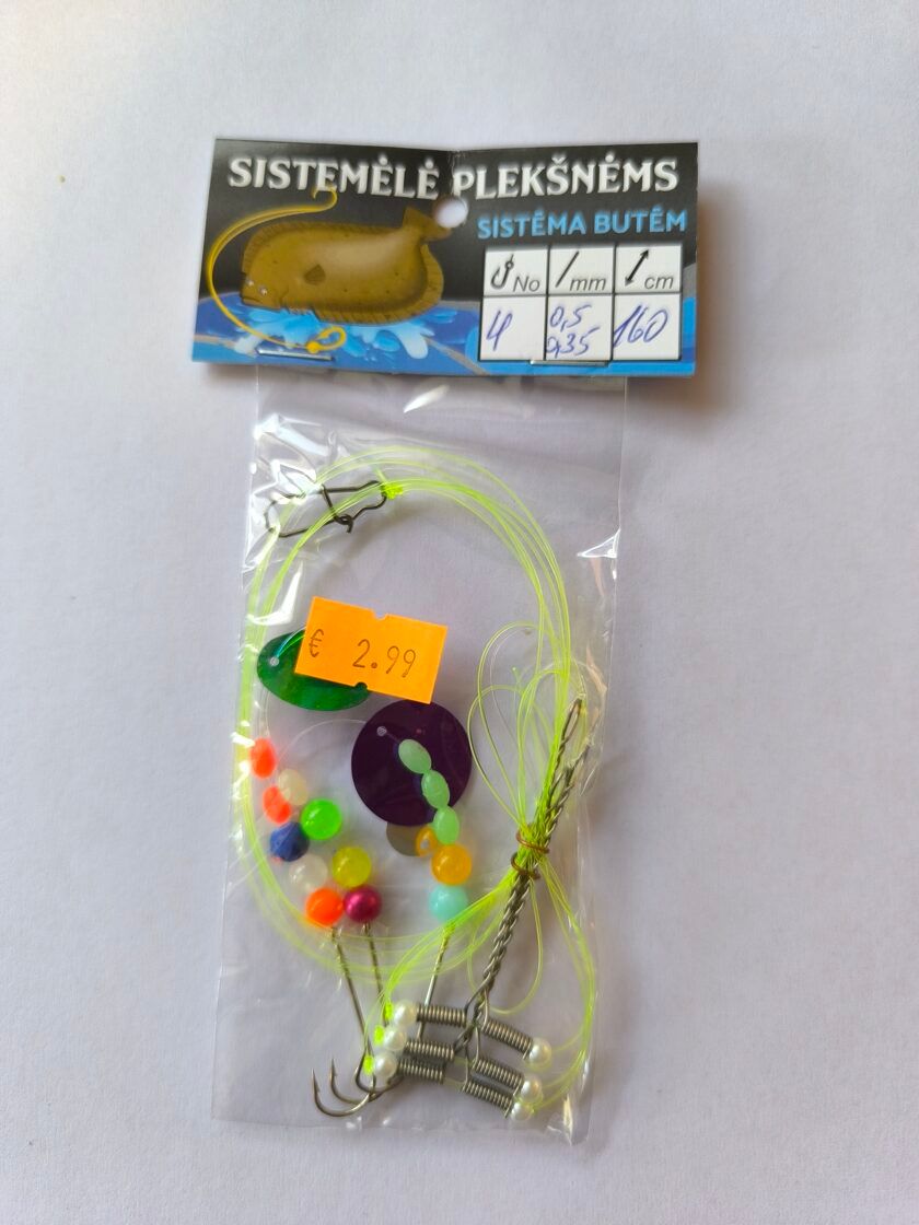 Braļukas Jūras sistēmas plekstēm no Lietuvas 160cm / Bušu sistēma