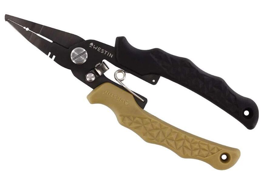 Knaibles Westin HD Split Ring Pliers L 16cm Black Sand