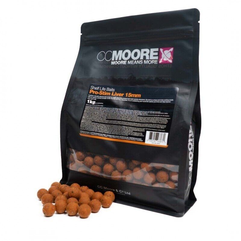 Boilas CC Moore Pro-Stim Liver Boilies 18mm