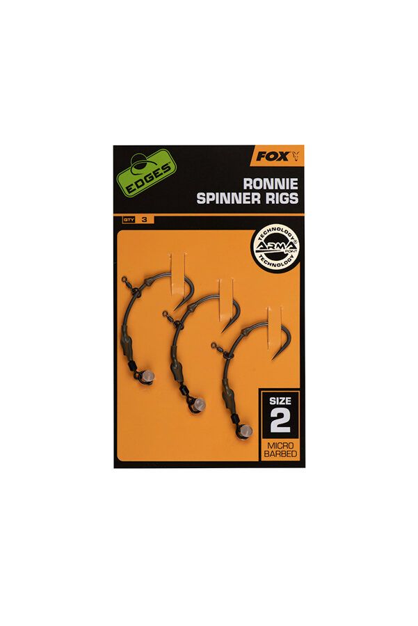 FOX RONNIE SPINNER RIGS X 3, Ronnie tipa sistēmas(3gab.)