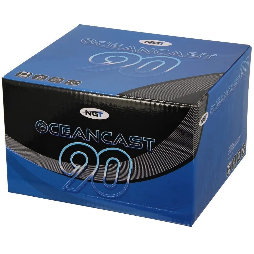 NGT Oceancast 90 - 5+1BB Sea Reel with Aluminium Spool / Lielā Jūras spole ocean