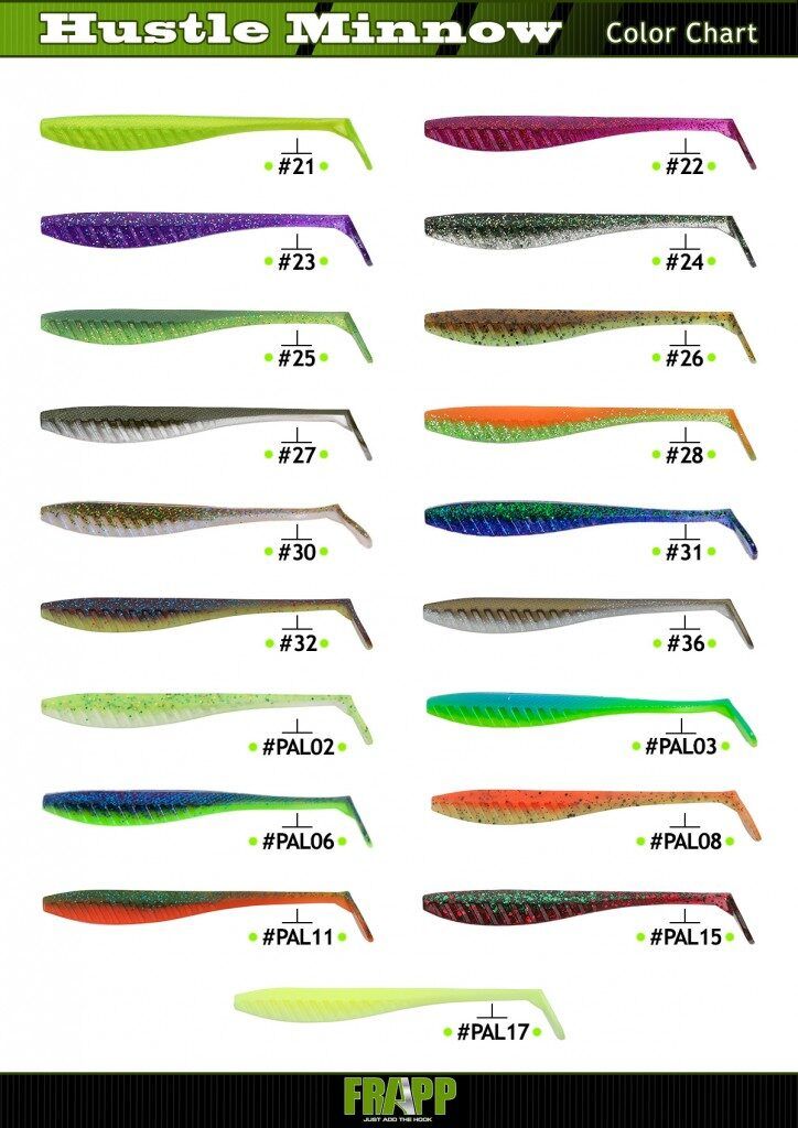 Frapp Hustle Minnow 4" / Gumijas māneklis 10cm