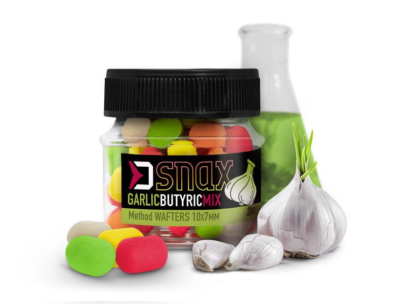 Subalansuoti masalai Delphin MIX D SNAX WAFT lure / Garlic-Butyric 10x7 mm