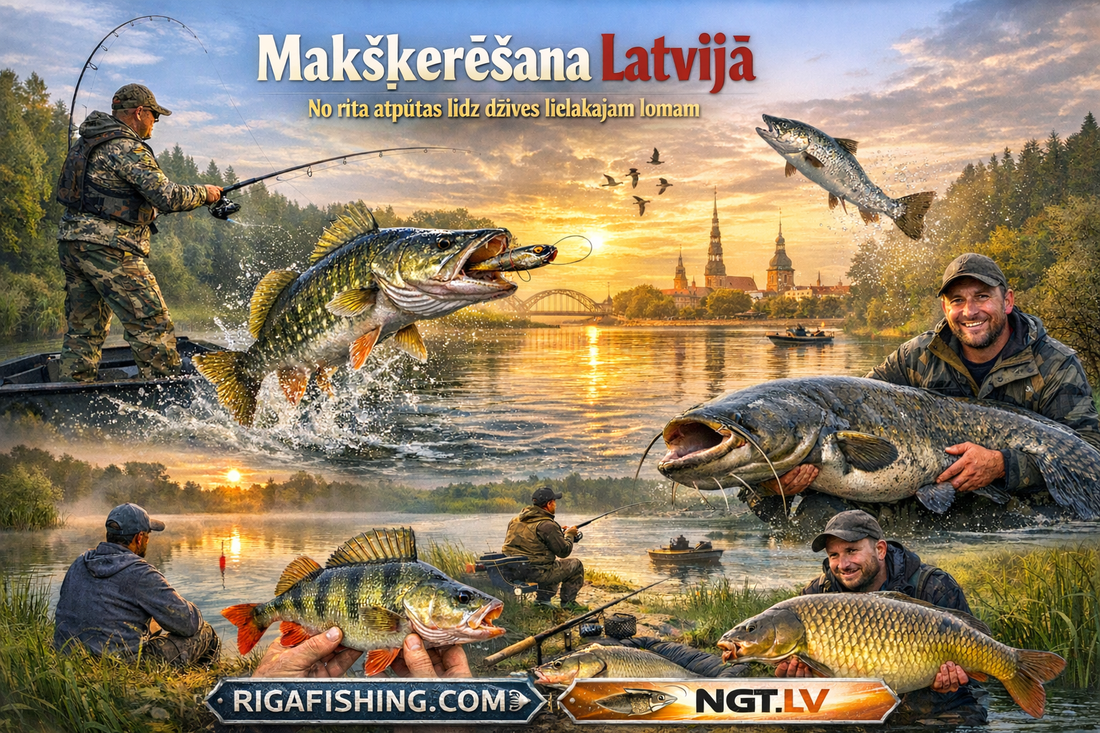 Makšķerēšana Latvijā – informācija un padomi