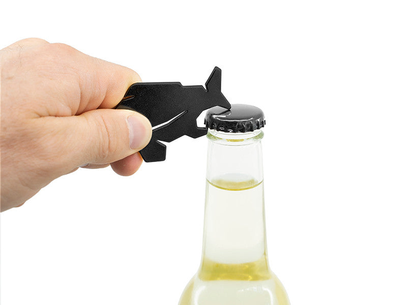 Atslēgu piekariņš Delphin CARPENER / Keychain with a bottle opener Delphin CARPENER Silver
