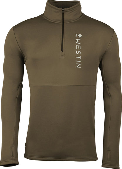 Termoveļa Westin Energy Midlayer 1/2 Zip Dark Sage