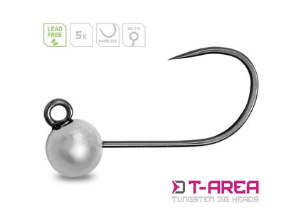 Volframa džiggalva Delphin T-AREA BL / 5 gab - silver