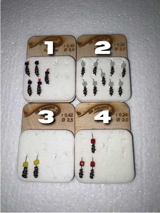 Volframa bezēsmas mormiška "KUKOLKA" ar Hayabusa āķi Hand Made