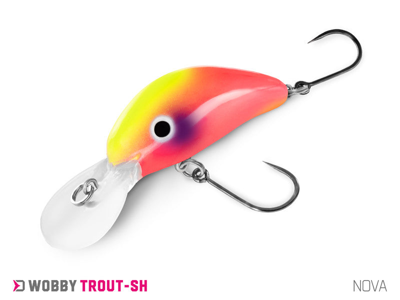 Vobleris Delphin WOBBY TROUT-SH