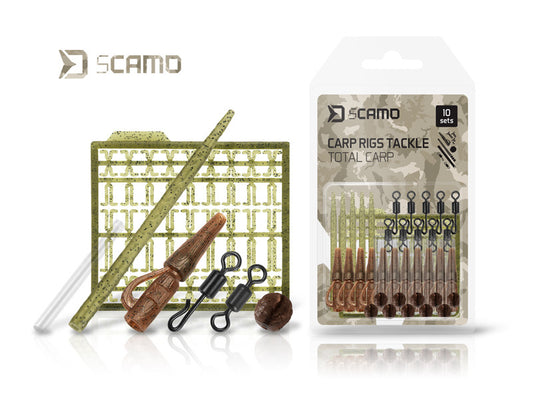 Sistēmu komplekts Delphin sCAMO Total CARP 10 sets