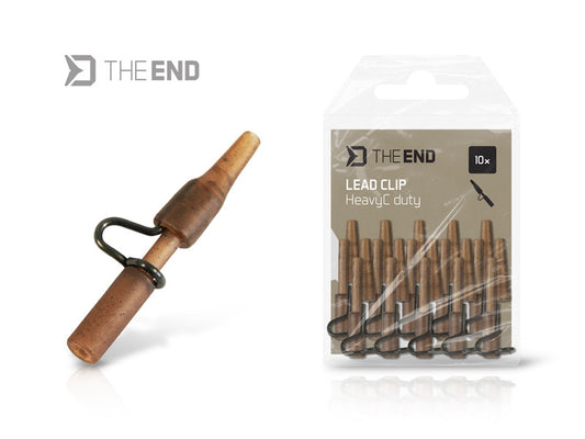 Svina klipsis Delphin HeavyC duty TheEND / 10 pcs