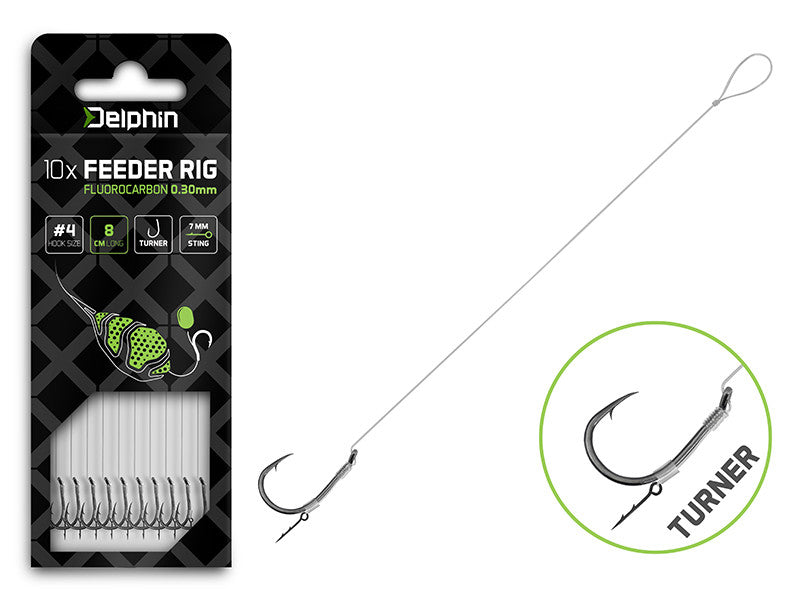 Pavadiņas Delphin Fluoro Sting - Turner / 10pcs