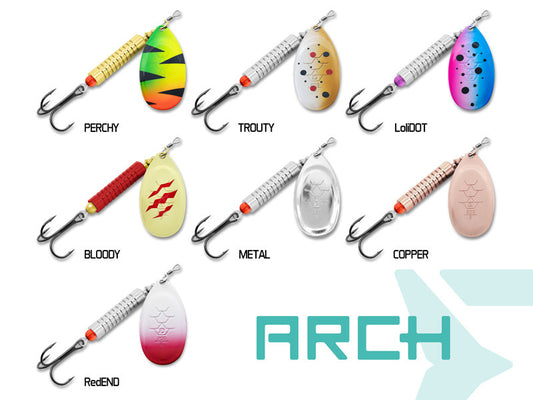 Rotiņš Delphin ARCH Spinner #5 / 20gr