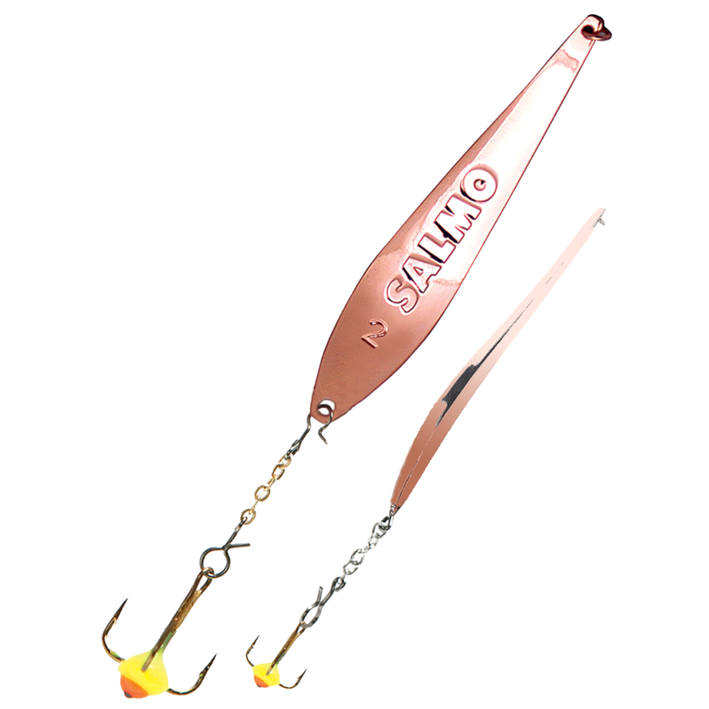 Lucky John "S-2-Z" vertical jig with treble hook and chain