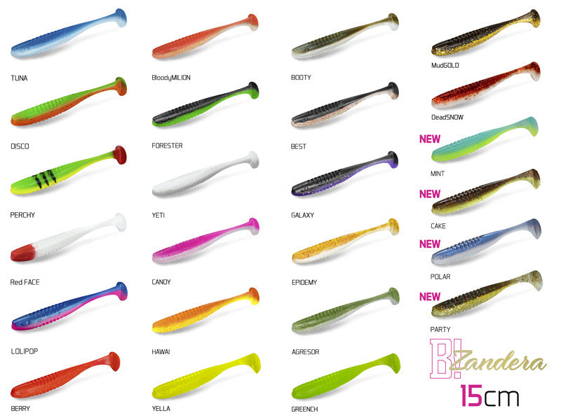 Silikona māneklis Delphin ZANDERA UVs | 15cm