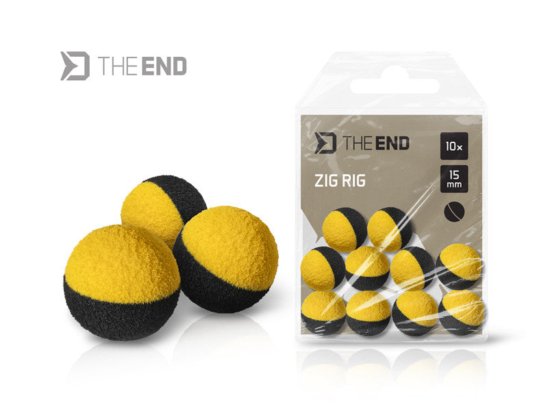 Zig Rig bait Delphin TheEND ZIG RIG black-yellow
