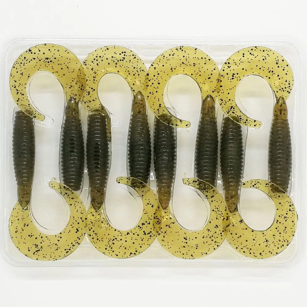 Silikona mānekļi Crazy Fish ANGRY SPIN 2"