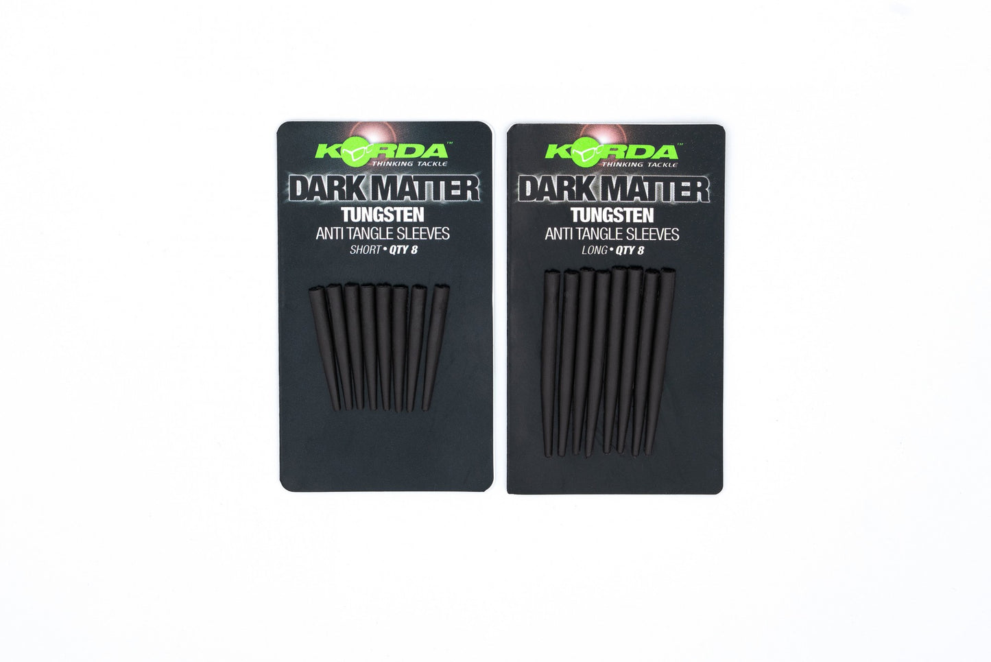 Pretsavērpšanās gumijas Korda Dark Matter Tungsten Anti Tangle Sleeves